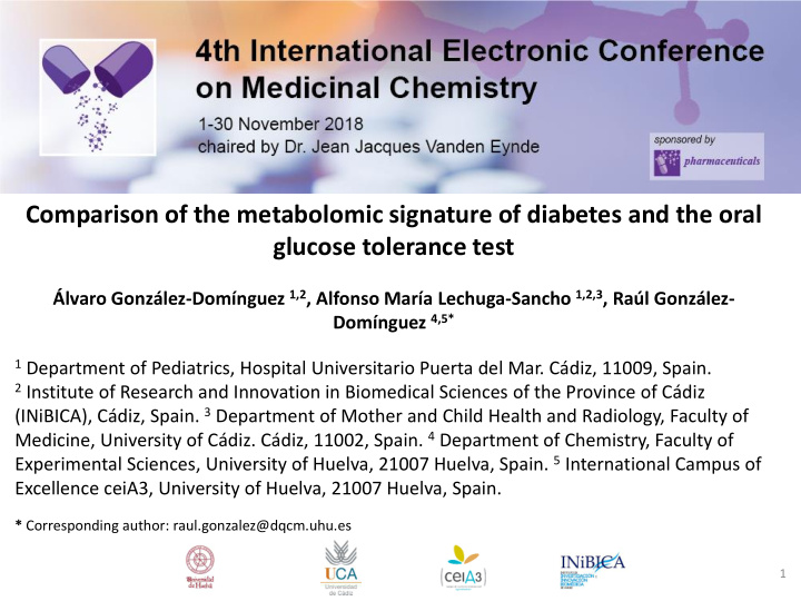 comparison of the metabolomic signature of diabetes and