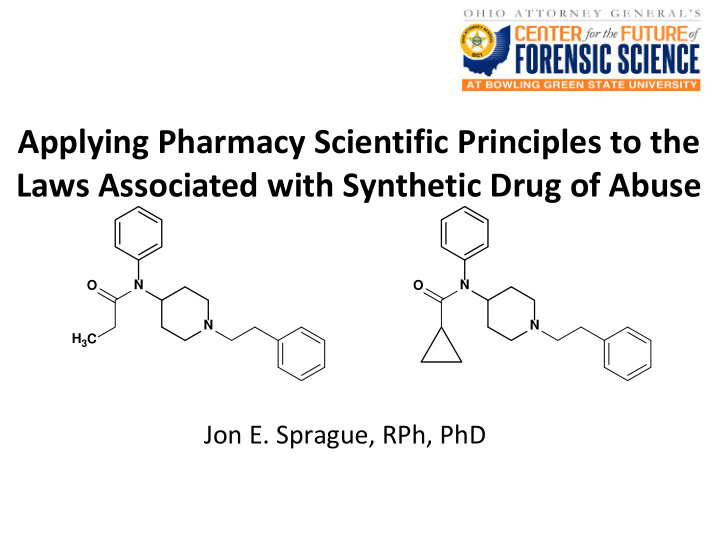 applying pharmacy scientific principles to the laws