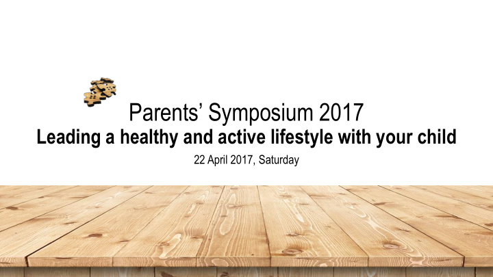 parents symposium 2017
