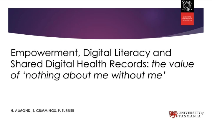 empowerment digital literacy and