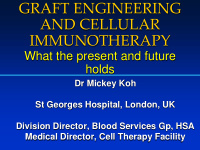 graft engineering and cellular immunotherapy