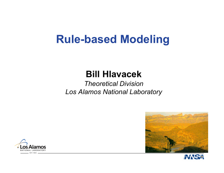rule based modeling
