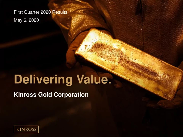 delivering value