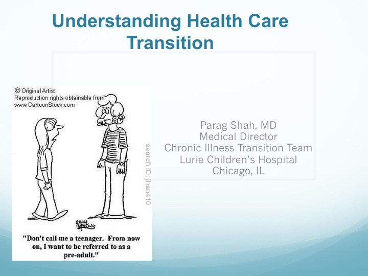 understanding health care transition