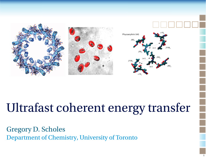 ultrafast coherent energy transfer