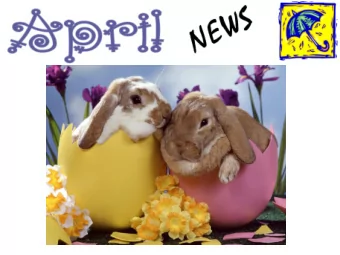 April is  Hel  elp sprea  ead  d th  the  e  word  d an  and incr  creas  ease  e  unde