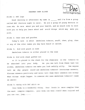 ~&quot;~oc  C  H  E  W  S  L  I  D  E  S  D  E  A  D  M  A  N  s  O  u  g  h  t  t  o  C  a  r