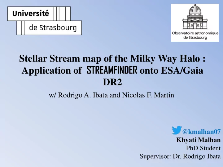 application of streamfinder onto esa gaia