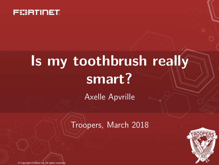 is my toothbrush really smart