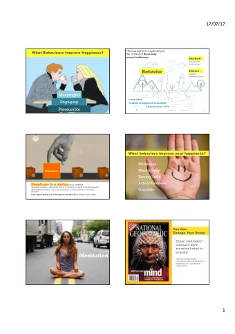 Meditation  *Tibetan monks and lay  practitioners who have practiced  meditation for a minimum of