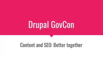 Drupal GovCon  Content and SEO: Better together  Hi.  Amy Shropshire  AAS Media Creation and