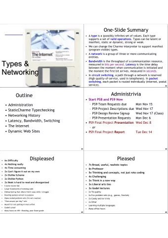 Types &amp;  Bandwidth is the throughput of a communication resource,  Types &amp; measured in