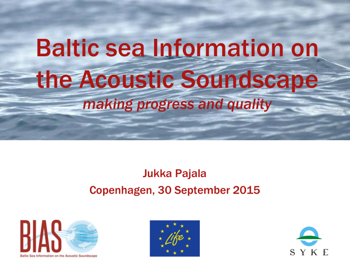 the acoustic soundscape