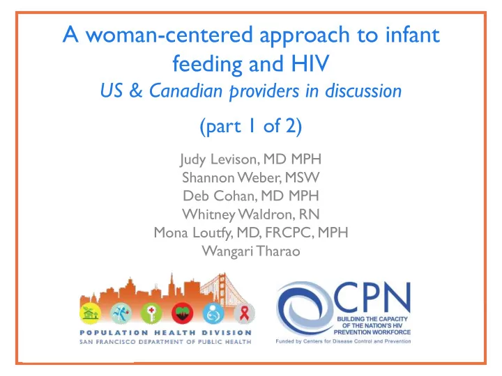 feeding and hiv