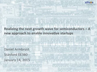 Realizing  the  next  growth  wave  for  semiconductors    A    new