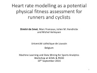 heart rate modelling as a potential physical fitness
