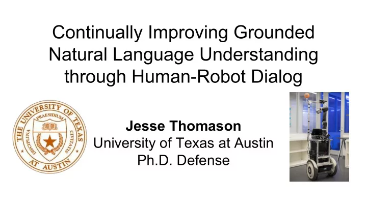 continually improving grounded natural language