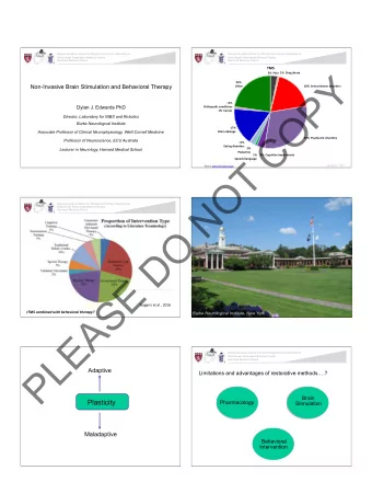 Y  3%  Pain 1%  Drug abuse  23% Non-Invasive Brain Stimulation and Behavioral Therapy  Other  18%