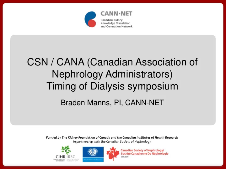 csn cana canadian association of nephrology