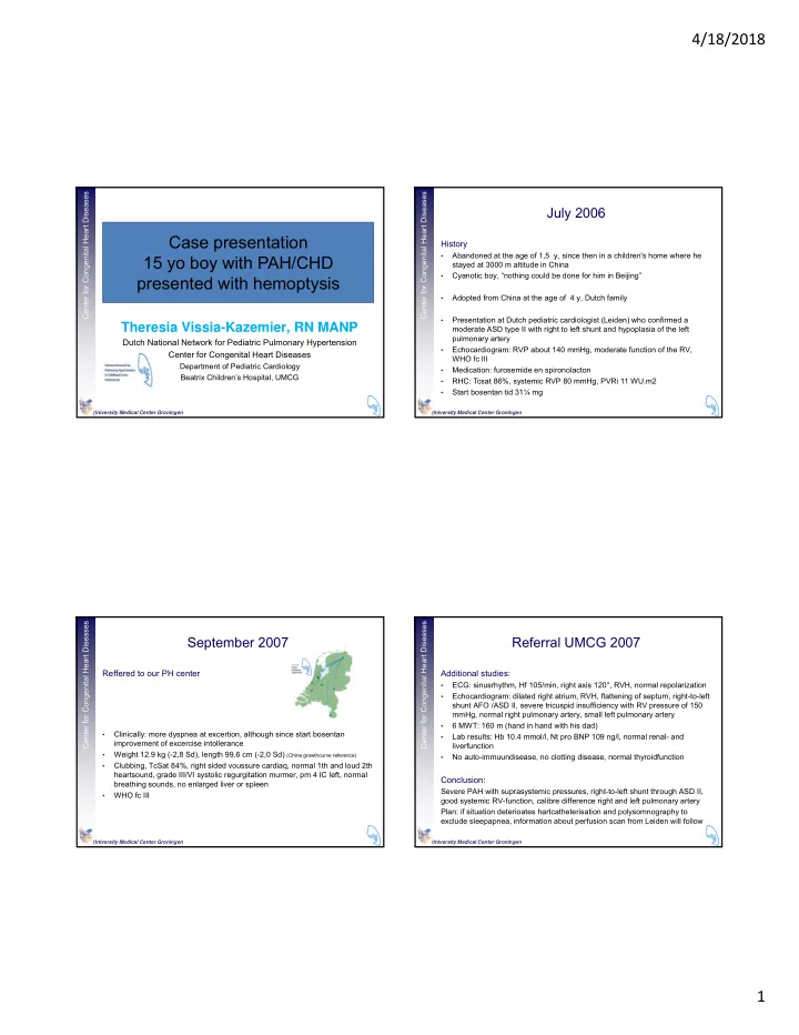 case presentation