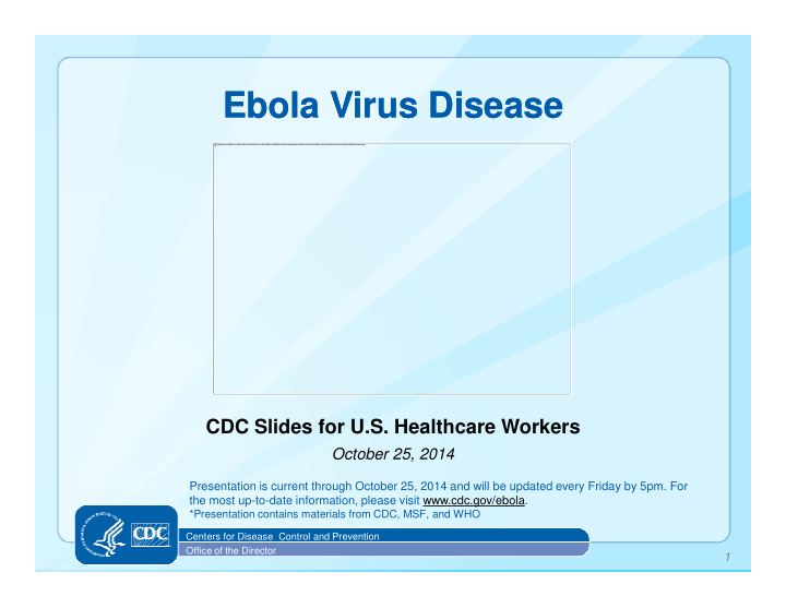 ebola virus disease ebola virus disease