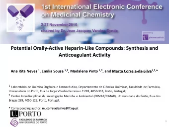 Potential  Orally-Active  Heparin-Like  Compounds:  Synthesis  and