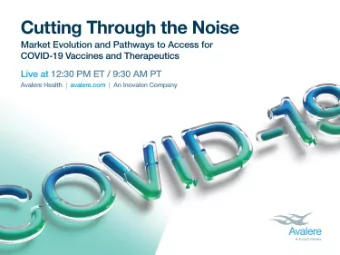 A Few Housekeeping Items Av alere Health | An Inov alon Company  | Copy right  2020. Av alere