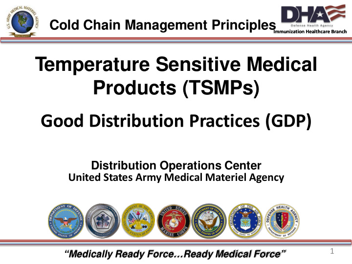 temperature sensitive medical products tsmps good