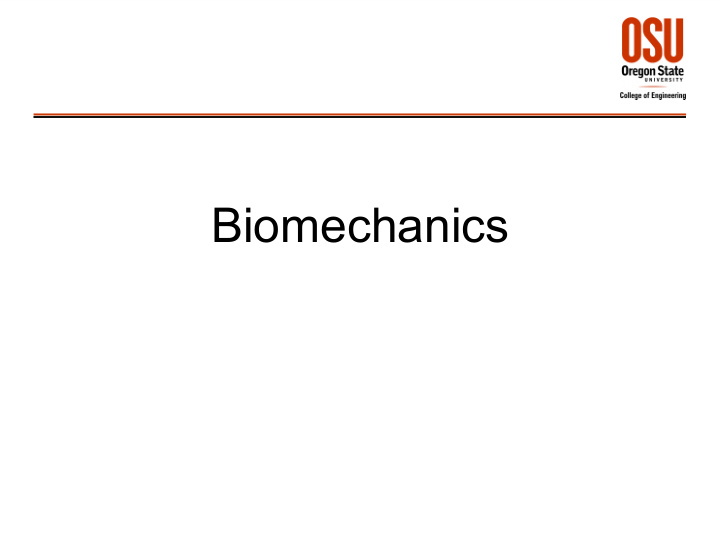 biomechanics part of ergonomics