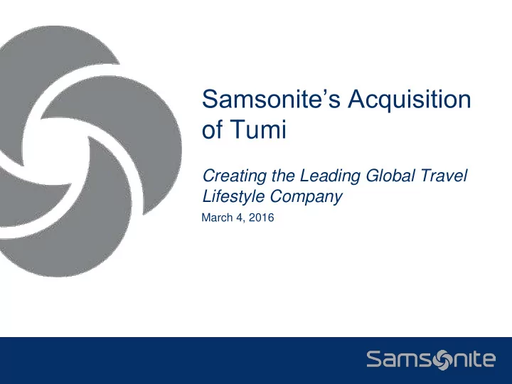 of tumi
