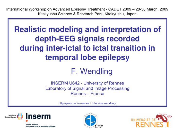 realistic modeling and interpretation of depth eeg