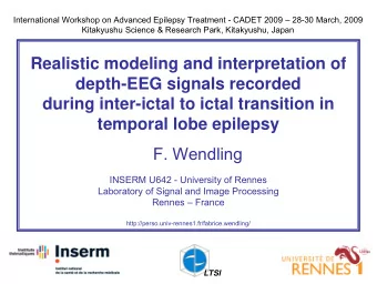 Realistic modeling and interpretation of  depth-EEG signals recorded  during inter-ictal to ictal