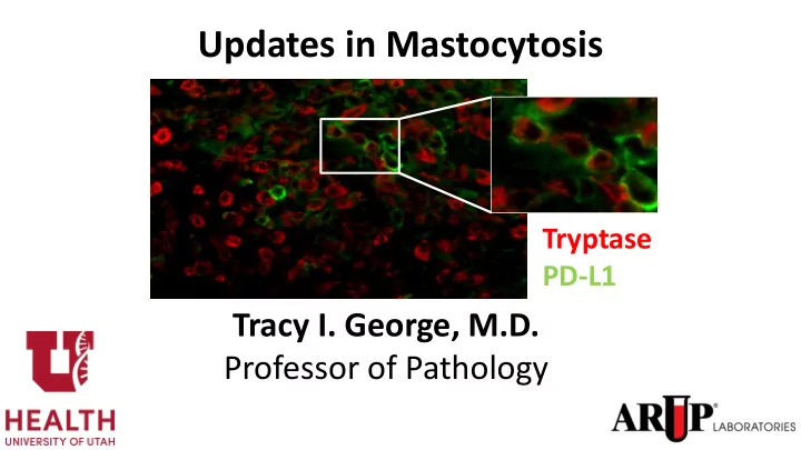 updates in mastocytosis