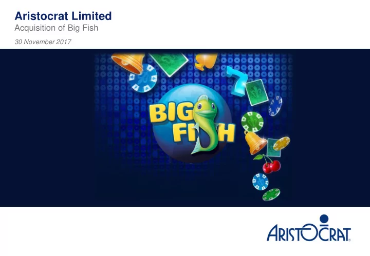 aristocrat limited