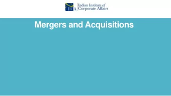 Mergers and Acquisitions  Why are we discussing this:  Business cycles have become shorter  World