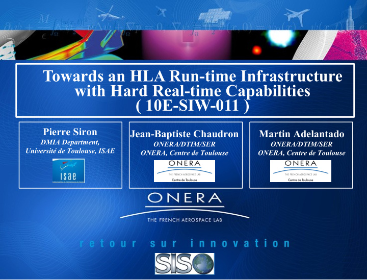towards an hla run time infrastructure with hard real