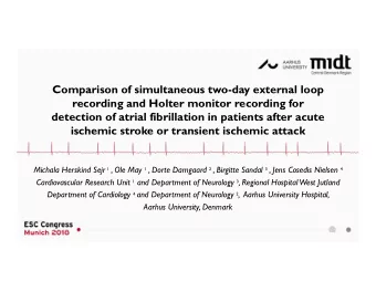 Comparison of simultaneous two-day external loop  recording and Holter monitor recording for