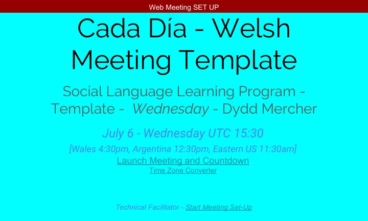 cada d a welsh meeting template