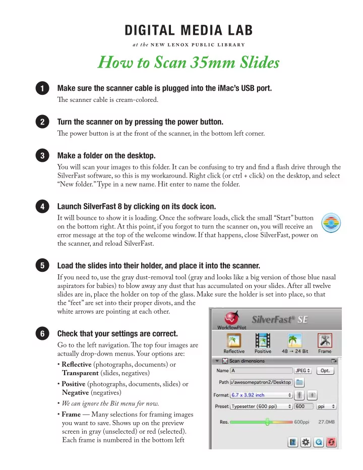 how to scan 35mm slides