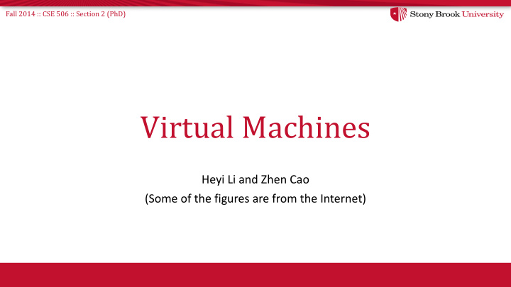 virtual machines