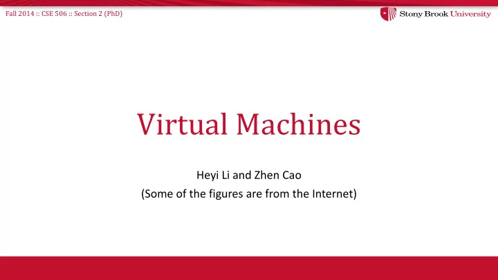 virtual machines