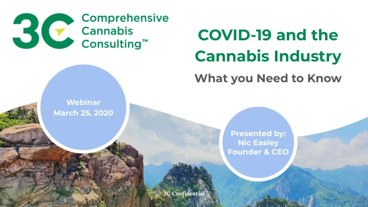 covid 19 and the cannabis industry