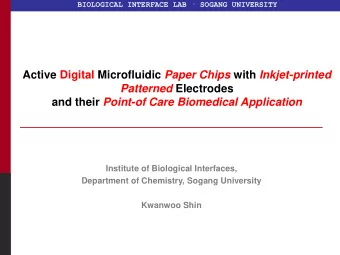 Active Digital Microfluidic Paper Chips with Inkjet-printed Patterned Electrodes and their Point-of