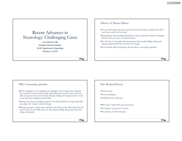 recent advances in
