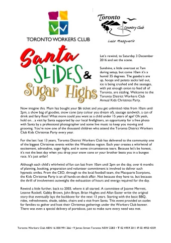 Lets rewind, to Saturday 3 December  2016 and set the scene.  Sunshine, a little overcast at 7am