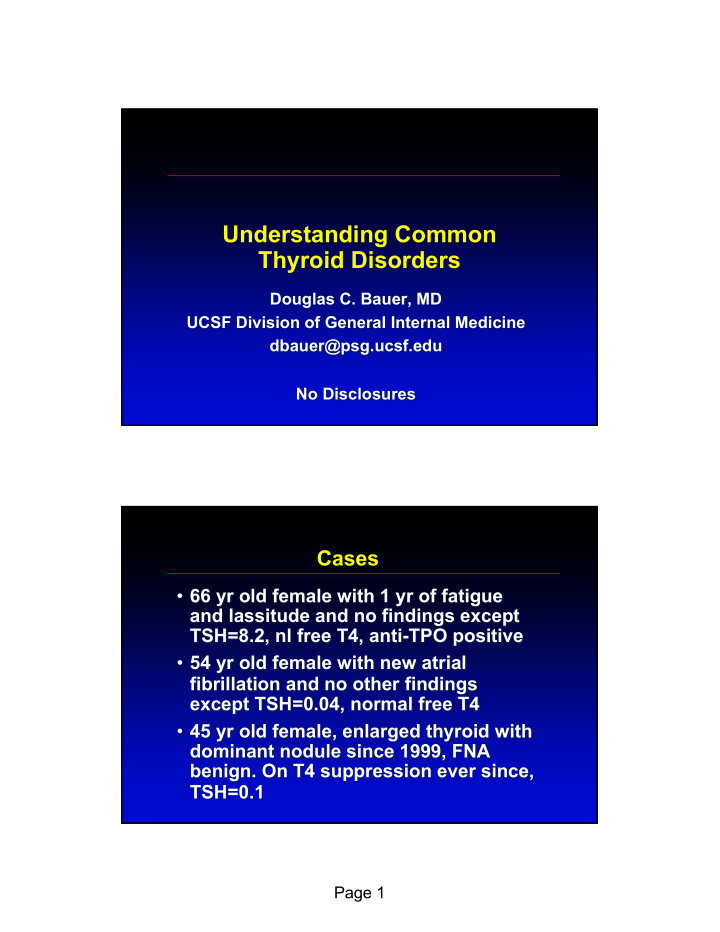 understanding common thyroid disorders