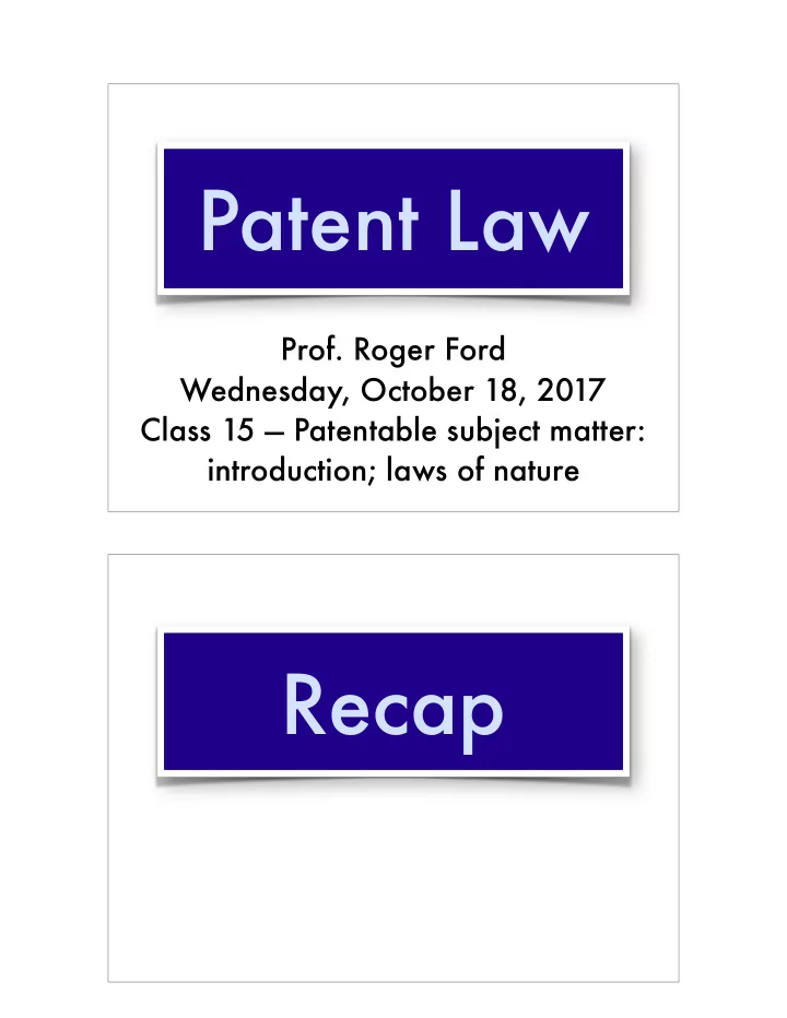 patent law