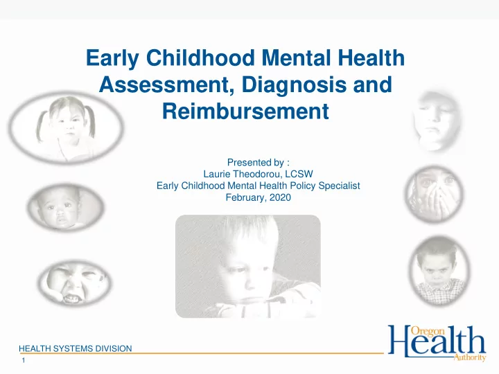 early childhood mental health
