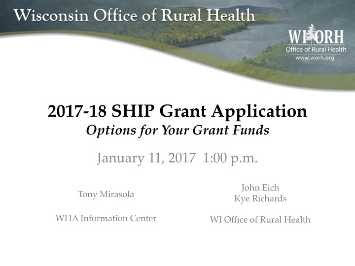 2017 18 ship grant application