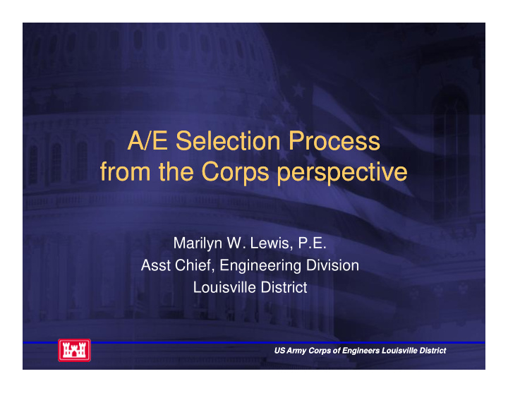 a e selection process a e selection process from the